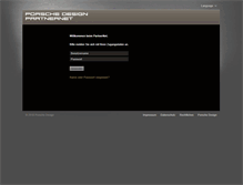 Tablet Screenshot of partnernet.porsche-design.com